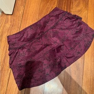 Athleta Burgundy Tennis Skirt